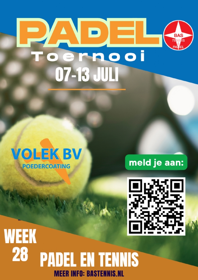VOLEK  PADEL- & TENNISTOERNOOI / WEEK 28